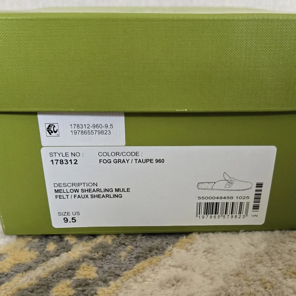 NWT Tory Burch Mellow Shearling Mule